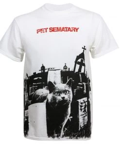 Changes Movies Pet Sematary Men's Grunge White T-Shirt