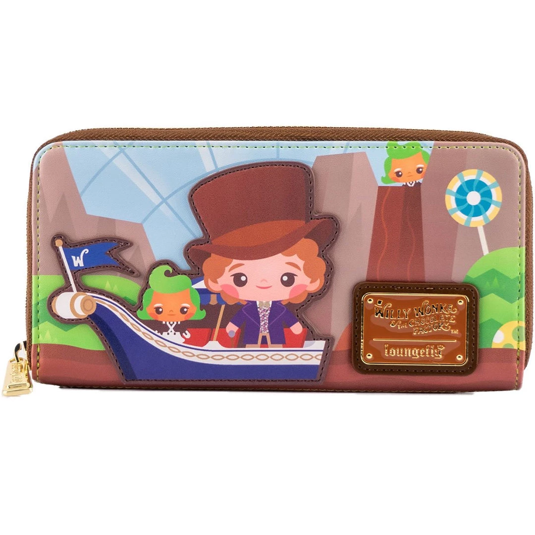Loungefly Charlie And The Chocolate Factory 50th Anniversary Zip-Around Wallet 3 Loungefly Charlie And The Chocolate Factory 50th Anniversary Zip-Around Wallet