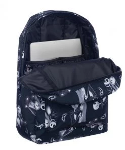 Bioworld Nightmare Before Christmas Jack & Sally Black Backpack 10 Bioworld Nightmare Before Christmas Jack & Sally Black Backpack