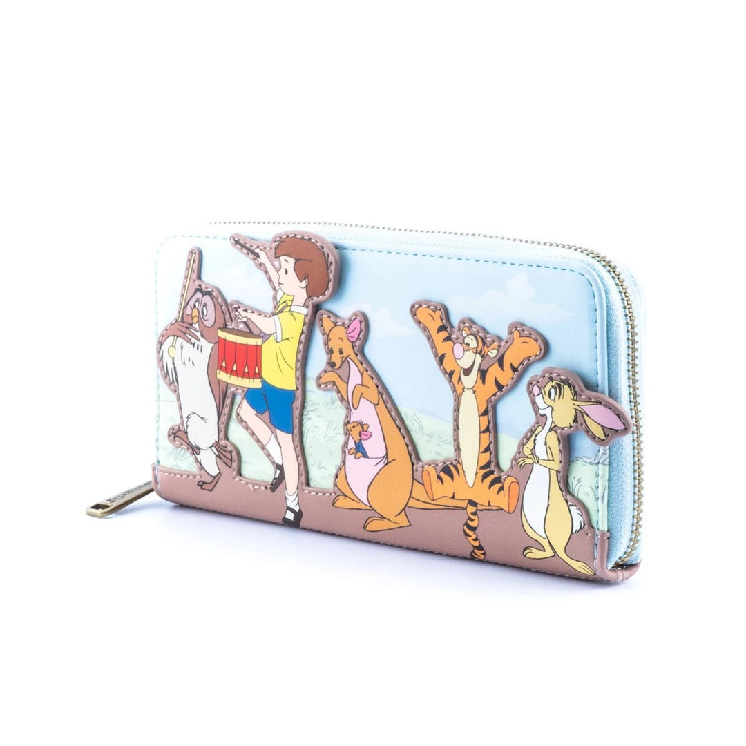 Loungefly Winnie The Pooh 95th Anniversary Celebration Parade Zip-Around Wallet 5 Loungefly Winnie The Pooh 95th Anniversary Celebration Parade Zip-Around Wallet