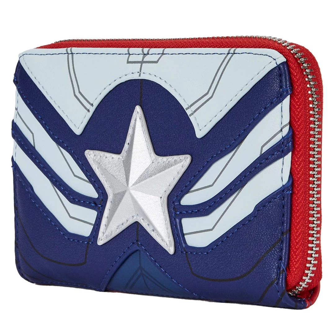 Loungefly The Falcon And Winter Soldier Cosplay Zip-Around Wallet 5 Loungefly The Falcon And Winter Soldier Cosplay Zip-Around Wallet