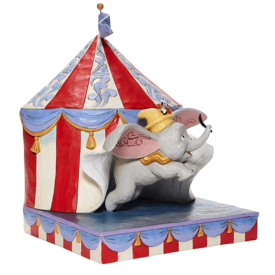 Enesco Dumbo Flying Out Of Tent Scene Figure 4 Enesco Dumbo Flying Out Of Tent Scene Figure