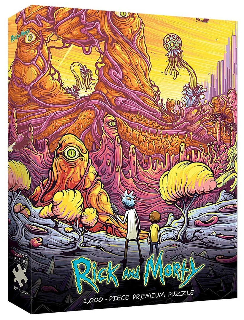 USAopoly Rick And Morty: Into Rickverse 1000 Piece Jigsaw Puzzle 3 USAopoly Rick And Morty: Into Rickverse 1000 Piece Jigsaw Puzzle
