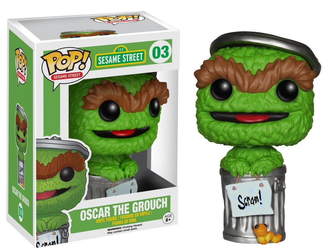Funko POP TV: Sesame Street - Oscar The Grouch Action Figure 3 Funko POP TV: Sesame Street - Oscar The Grouch Action Figure