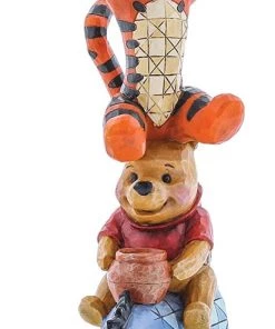 Enesco Disney Traditions By Jim Shore Winnie The Pooh, Eeyore, Tigger And Piglet Built By Friendship Stacked Figurine