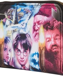 Loungefly Harry Potter Trilogy Sorcerers Stone Zip Around Wallet
