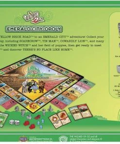 USAopoly The Wizard Of Oz Emerald City-Opoly Board Game Movies