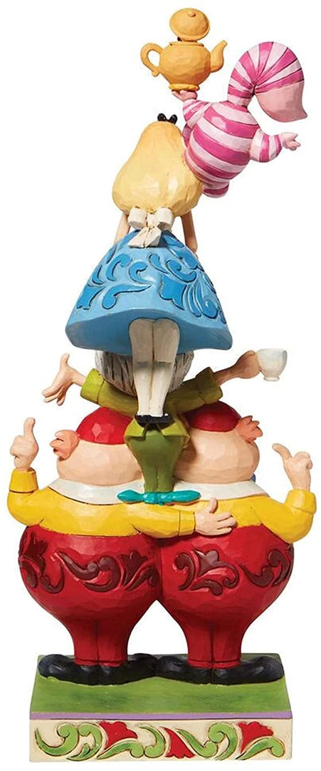 Enesco Jim Shore Disney Traditions Alice In Wonderland Stacked Figurine 5 Enesco Jim Shore Disney Traditions Alice In Wonderland Stacked Figurine