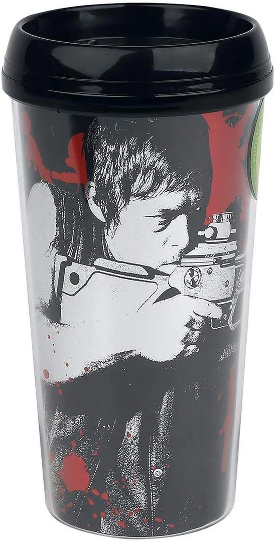 JUST FUNKY TV Series The Walking Dead Daryl Dixon Crossbow 16 Oz. Travel Mug 3 JUST FUNKY TV Series The Walking Dead Daryl Dixon Crossbow 16 Oz. Travel Mug
