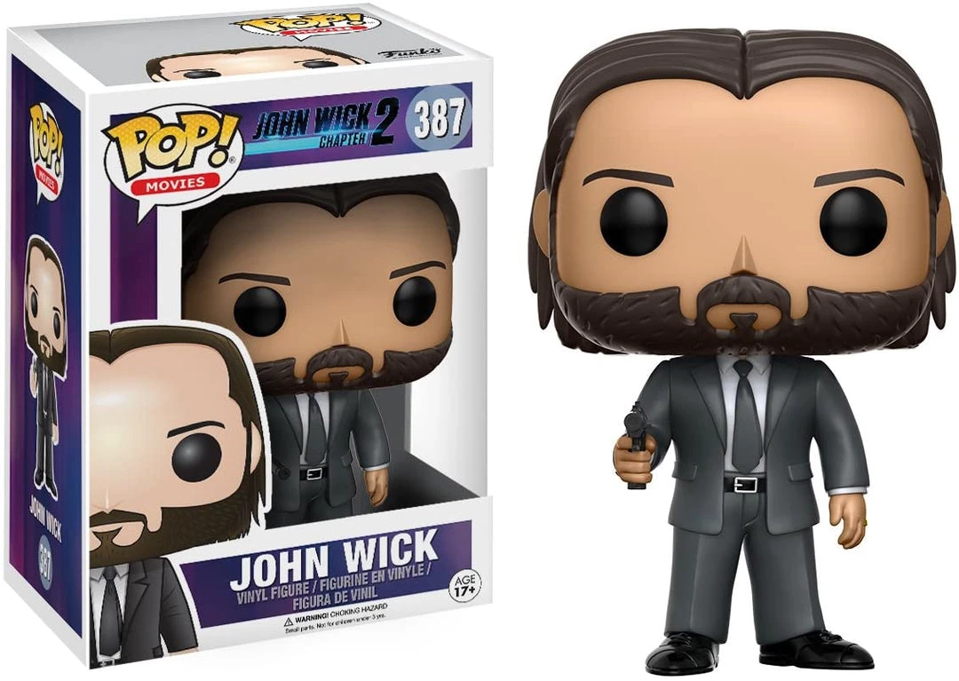 Funko POP! Movies: John Wick - John Wick W/ Chase Funko Pops! 4 Funko POP! Movies: John Wick - John Wick W/ Chase Funko Pops!