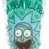 Silver Buffalo Rick And Morty Rick Wubba Lubba Double Wall Plastic Travel Mug 16oz, Green
