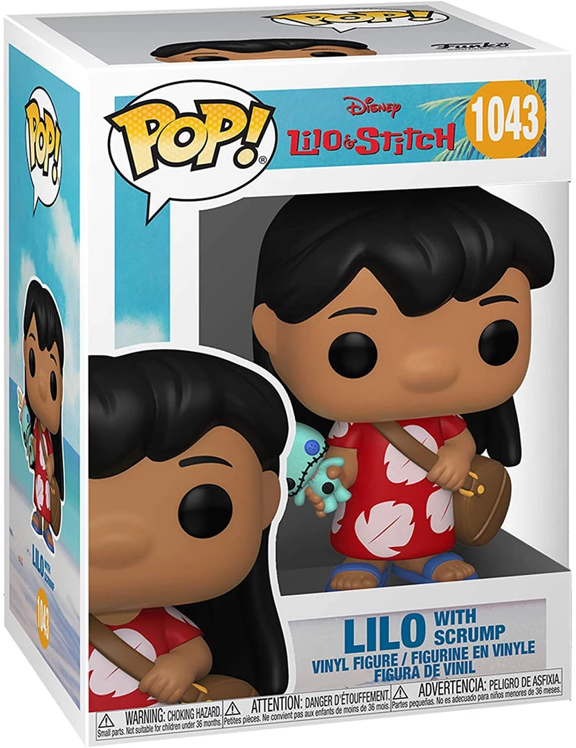 Funko Funko Pops! POP Disney: Lilo & Stitch- Lilo W/Scrump 4 Funko Funko Pops! POP Disney: Lilo & Stitch- Lilo W/Scrump