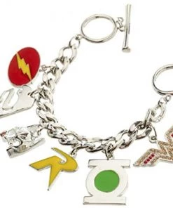 Bioworld DC Comics Hero Charm Bracelet