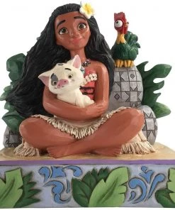 Enesco Disney Traditions Moana With PUA & HEI HEI Figurine