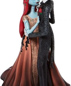 Enesco The Nightmare Before Christmas Jack And Sally Embracing Figurine