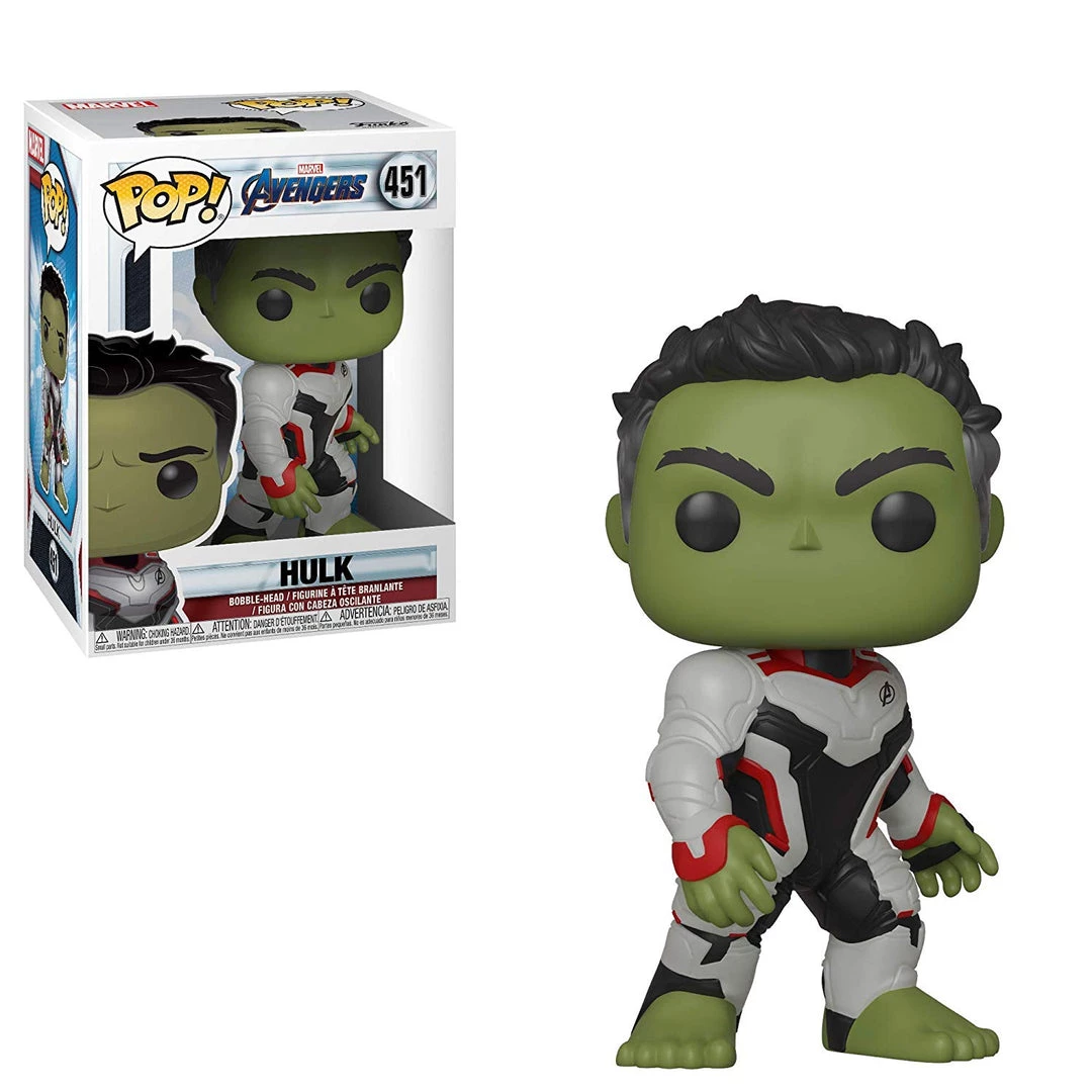 Funko Marvel: Avengers Endgame - Hulk (TS) Pop Movies Vinyl Figure Funko Pops! 3 Funko Marvel: Avengers Endgame - Hulk (TS) Pop Movies Vinyl Figure Funko Pops!