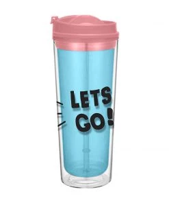 Vandor Hello Kitty "Let's Go" Travel Tumbler Cup Houseware 7 Vandor Hello Kitty