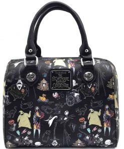 Loungefly Disney Nightmare Before Christmas All Over Characters Duffle Bag