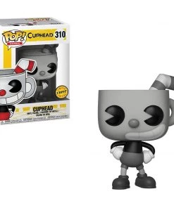 Funko Pop! Games: Cuphead - Cuphead Black And White CHASE Variant Limited Edition Vinyl Figure (Bundled With Pop Box Protector Case) Funko Pops! 14 Funko Pop! Games: Cuphead - Cuphead Black And White CHASE Variant Limited Edition Vinyl Figure (Bundled With Pop Box Protector Case) Funko Pops!