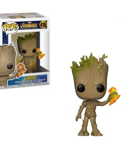 Funko Marvel: Infinity War S2- Groot W/ Stormbreaker Pop Vinyl Figure Funko Pops!