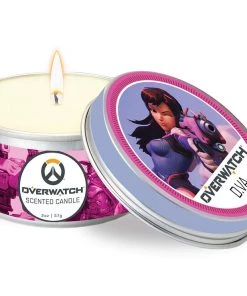 Insight Editions Overwatch D.V.A Scented Candle 2 Oz Cinnamon