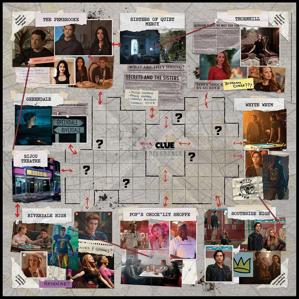 USAopoly TV Series Riverdale Clue Board Game 5 USAopoly TV Series Riverdale Clue Board Game