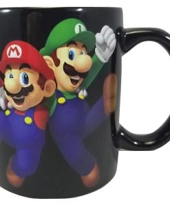 JUST FUNKY Super Mario Bros. Mario & Luigi 16 Oz Coffee Mug