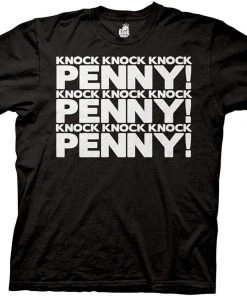 Ripple Junction Big Bang Theory Penny Knock Adult T-Shirt TV Series