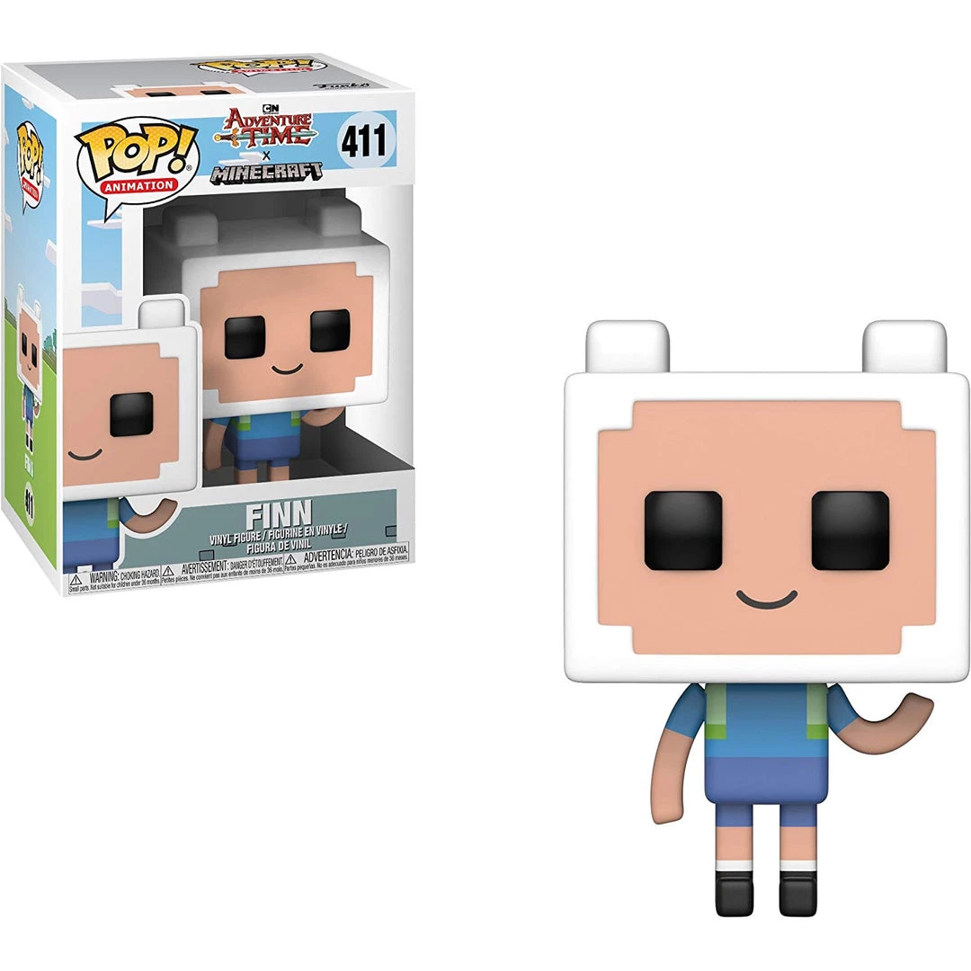Adventure Times - Finn Minecraft X Funko POP Animation Vinyl Figure 3 Adventure Times - Finn Minecraft X Funko POP Animation Vinyl Figure