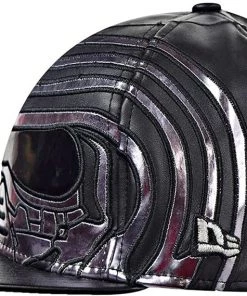 New Era Movies Star Wars Kylo Ren Character Face Villain 59Fifty Men's Fitted Hat Cap Black
