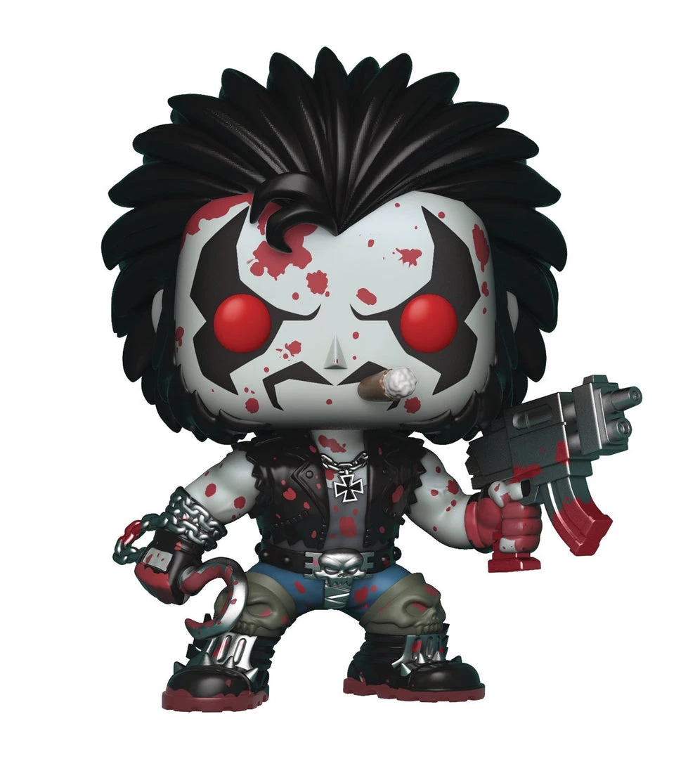 Funko Pops! Funko Pop DC Heroes Lobo (Bloody Version) Vinyl Figure 3 Funko Pops! Funko Pop DC Heroes Lobo (Bloody Version) Vinyl Figure