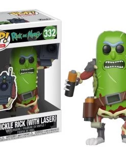Funko Pops! Funko Pop Animation Morty-Pickle Rick With Laser Collectible Figure