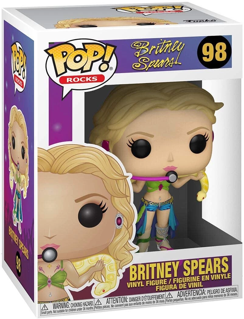 Funko Pop! Rocks: Britney Spears - Slave 4U Funko Pops! 4 Funko Pop! Rocks: Britney Spears - Slave 4U Funko Pops!