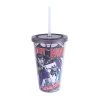 Silver Buffalo DC Comics Batman With Joker With Lid And Straw Plastic Cold Cup 16 Oz Multicolor 1 Silver Buffalo DC Comics Batman With Joker With Lid And Straw Plastic Cold Cup 16 Oz Multicolor