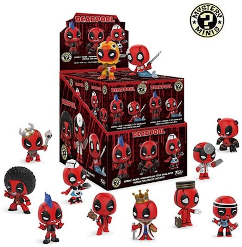 Funko Mystery Minis: Deadpool 30th- 12 PC PDQ 3 Funko Mystery Minis: Deadpool 30th- 12 PC PDQ