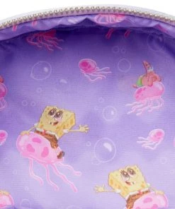 Loungefly Spongebob Squarepants Pastel Jellyfishing Mini Backpack 13 Loungefly Spongebob Squarepants Pastel Jellyfishing Mini Backpack
