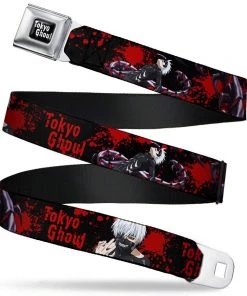 Buckle-Down TOKYO GHOUL Masked Ken Centipede Seatbelt Belt