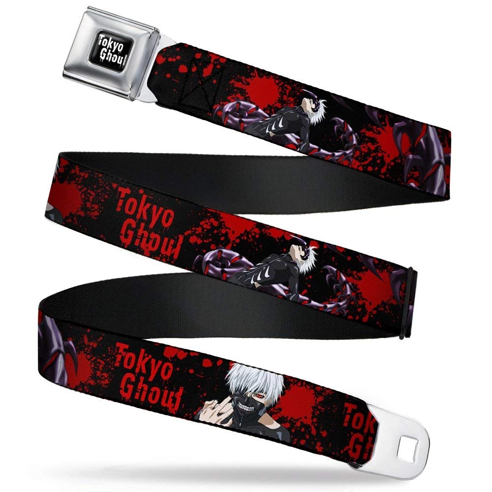 Buckle-Down TOKYO GHOUL Masked Ken Centipede Seatbelt Belt 3 Buckle-Down TOKYO GHOUL Masked Ken Centipede Seatbelt Belt