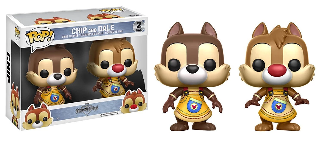 Funko POP Disney: Kingdom Hearts Chip & Dale (2 Pack) Toy Figures Funko Pops! 3 Funko POP Disney: Kingdom Hearts Chip & Dale (2 Pack) Toy Figures Funko Pops!