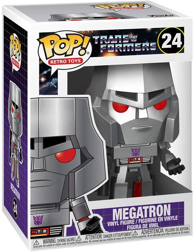 Funko Pops! Funko POP! Retro Toys: Transformers - Megatron Vinyl Figure 3 Funko Pops! Funko POP! Retro Toys: Transformers - Megatron Vinyl Figure