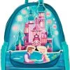 Loungefly Disney Tangled Rapunzel Castle Double Strap Shoulder Bag Purse 2 Loungefly Disney Tangled Rapunzel Castle Double Strap Shoulder Bag Purse