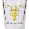 Dark Horse Deluxe Game Of Thrones Pint Glass: Greyjoy Sigil