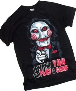 Changes Saw Movie - I Want You To Play A Game Adult T-shirt