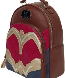 Loungefly Wonder Woman Faux Leather Mini Backpack Standard