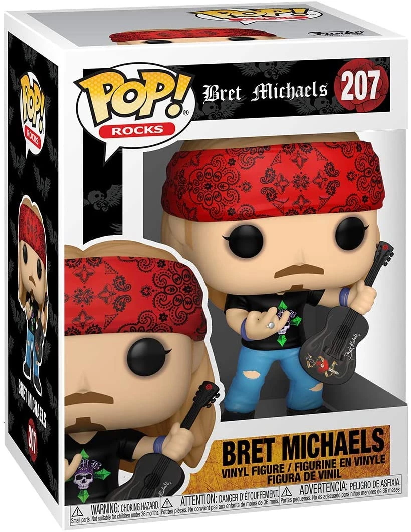 Funko POP Rocks: Bret Michaels W/chase 4 Funko POP Rocks: Bret Michaels W/chase
