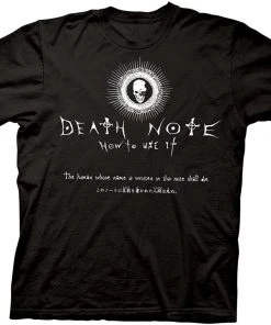 Ripple Junction Death Note - Anime How To Use It Adult Fitted T-shirt