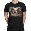 Get Down Art The Godfather Down Art Gangster's Playing Poker Black T-Shirt Movies