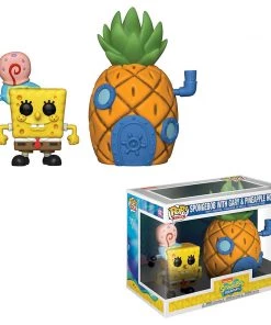 Funko SpongeBob S3 - SpongeBob W/ Pineapple POP Town Vinyl Figure Funko Pops!