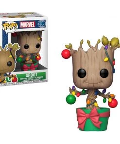 Marvel Holiday Groot W/Lights & Ornaments Funko Pop Vinyl Figure Funko Pops!