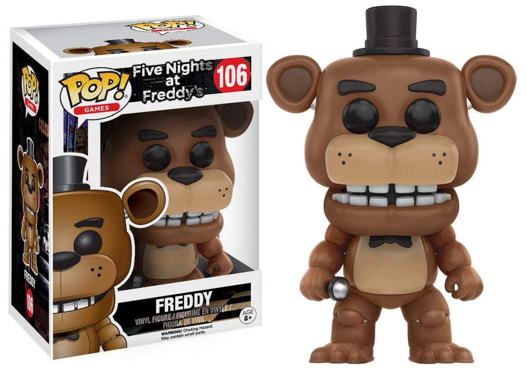 Five Nights At Freddy's Freddy Fazbear Funko POP Vinyl Figure 3 Five Nights At Freddy's Freddy Fazbear Funko POP Vinyl Figure